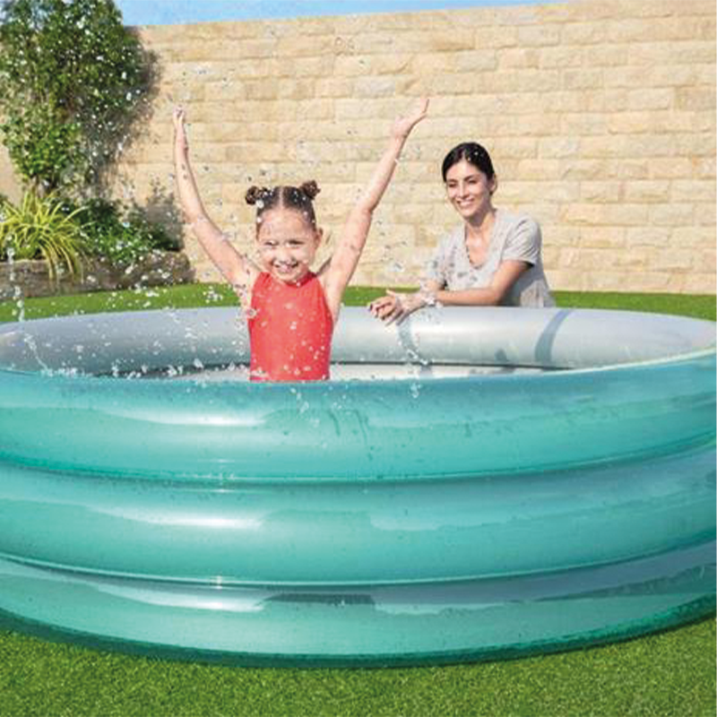 Bestway Piscina Big Metallic Rotonda 201x53 cm Blu