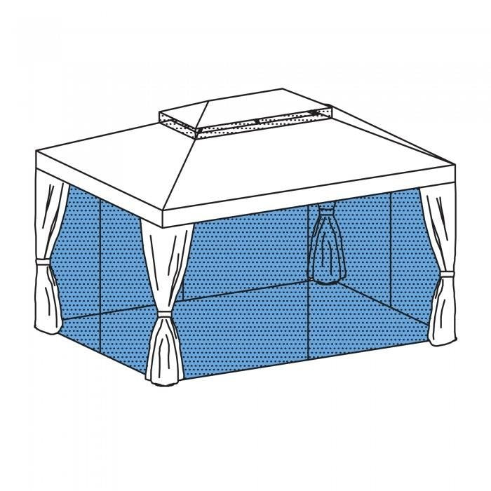 Kit Zanzariera per Gazebo Roma 3x4