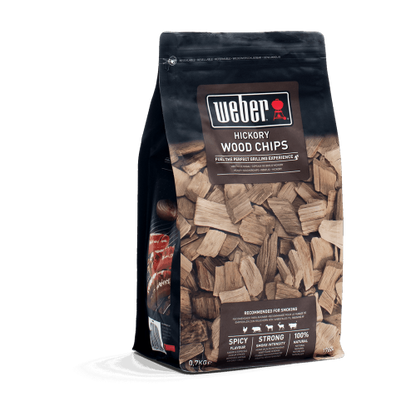 Chips di legno da affumicatura Weber miscela Hickory da 700 g (codice prodotto 17624)