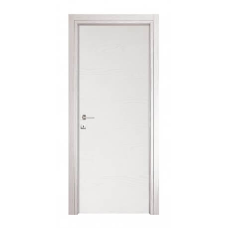 Porta in frassino/bianco, modello Microtec, dimensioni 210x70 cm