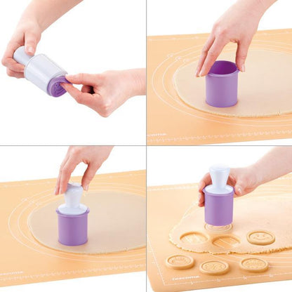 Timbro per biscotti Delicia con 6 decori assortiti