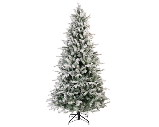 Albero di Natale glassato in Abete del Vermont H 180 Ø 109 cm