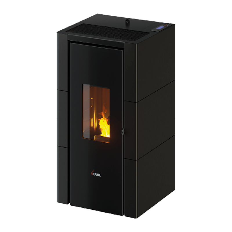 Stufa a pellet Cristal 7 Potenza 7KW Atracite