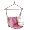 Sedia Sospesa in Tessuto a Righe Rosa 50hx100 cm