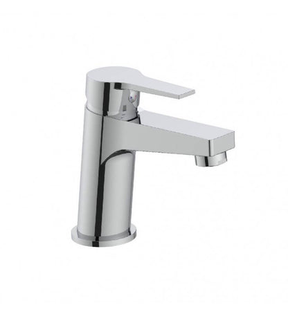 Rubinetto lavabo cromato con leva in metallo - Serie Hellis