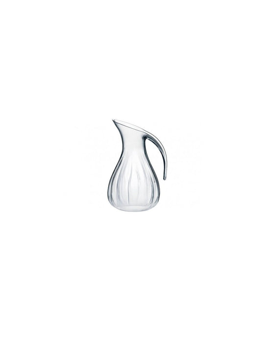 Elegante caraffa in vetro soffiato Aqua Clear