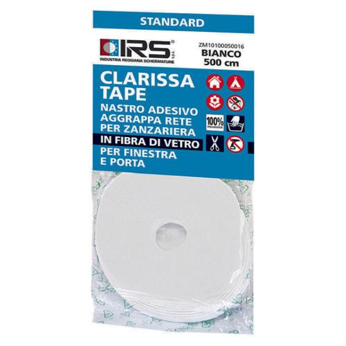 Velcro adesivo Per Zanzariere CLARISSA Bianco 5000 x 8 mm