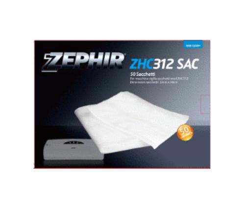 Zephir - 50 sacchetti per macchina sottovuoto da 22x30 cm - ZHC312SACC per una perfetta conservazione degli alimenti.