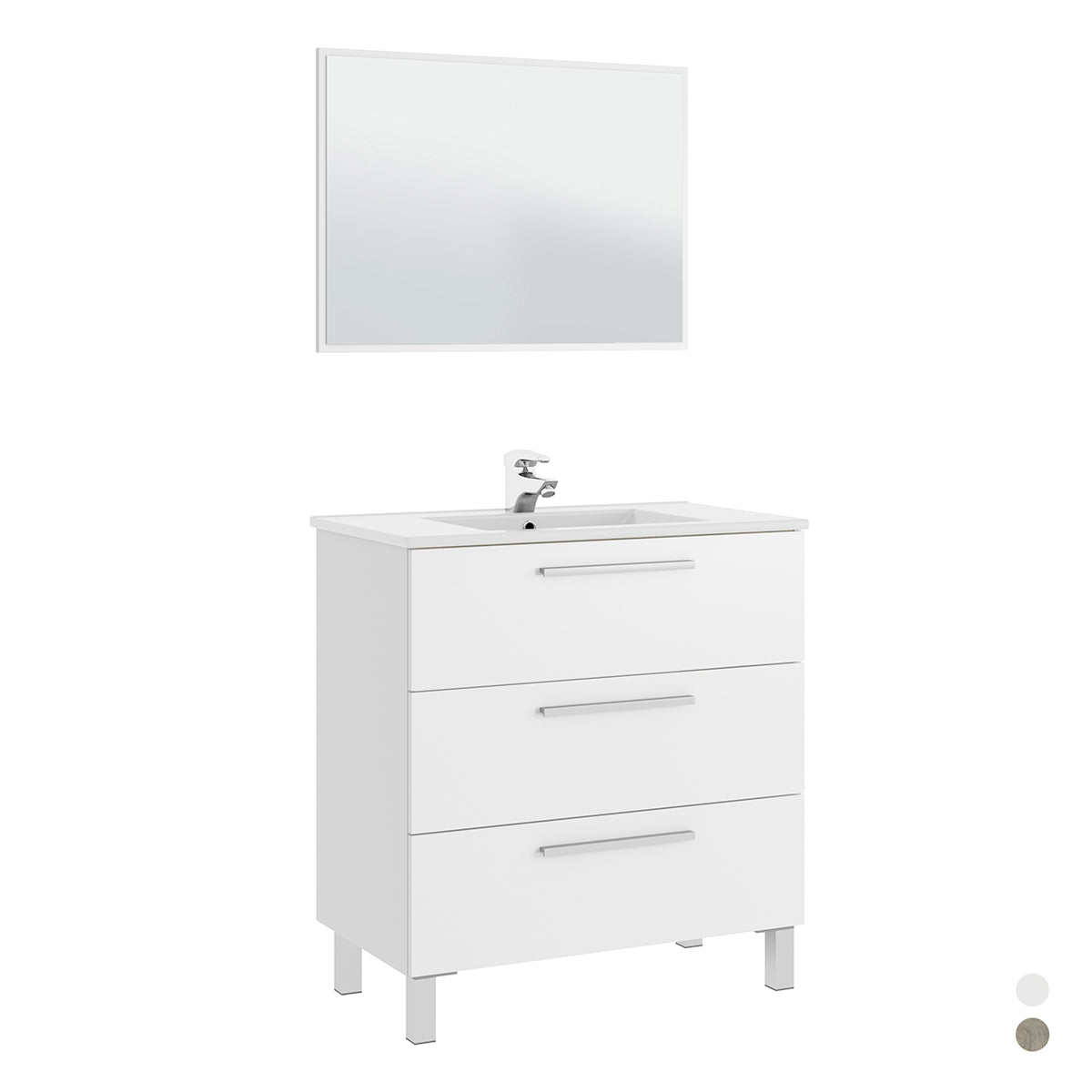 Mobile Bagno Athena/Albert 3 Cassetti (Da Montare)