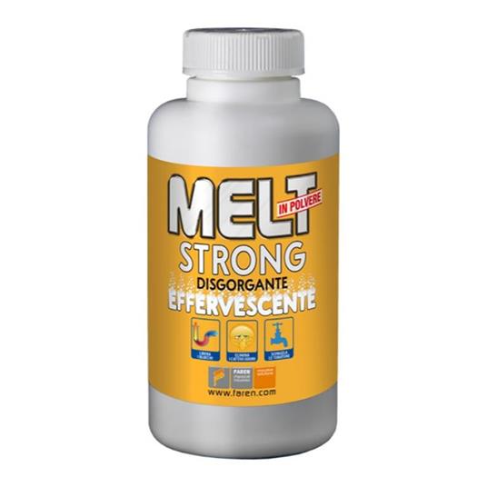 Melt Strong - La soluzione effervescente in polvere per scarichi, tubature e fosse biologiche.