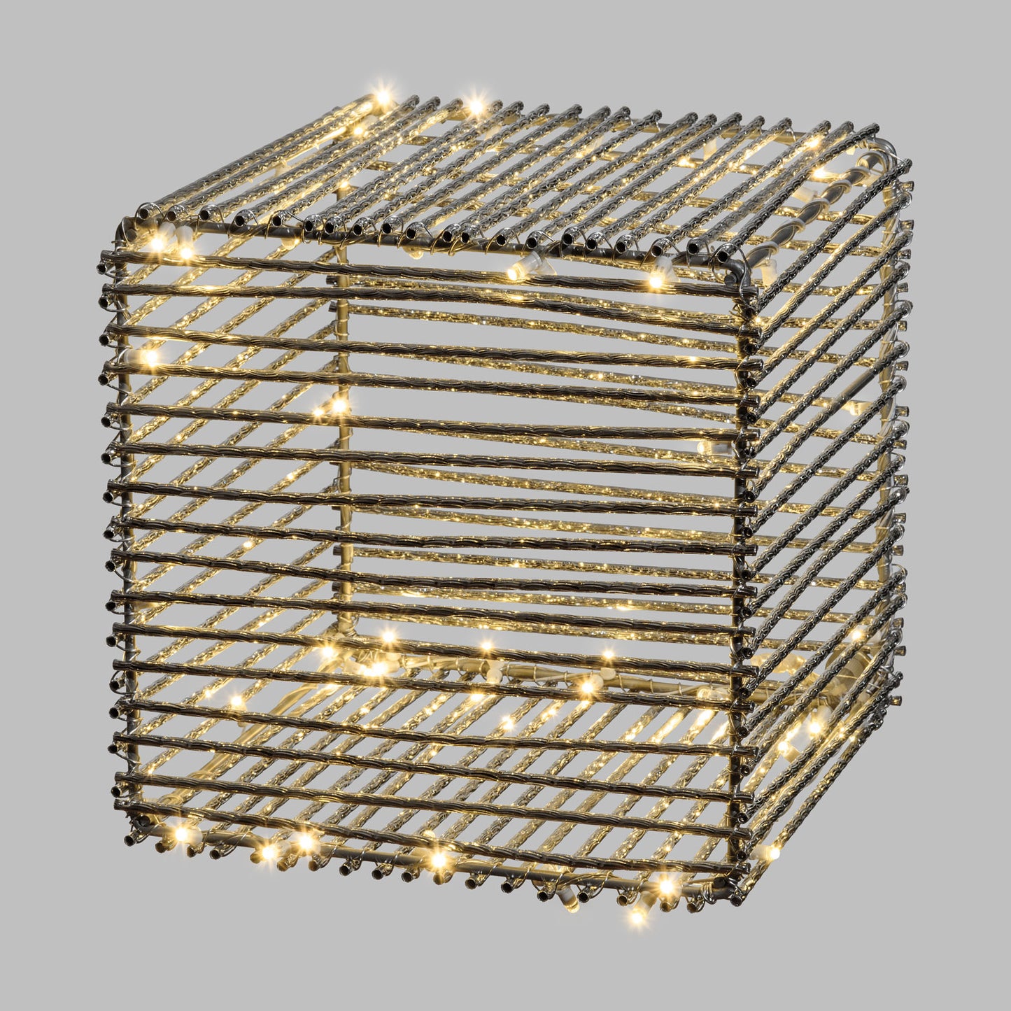 Cubo ATS Silver 60 LED 4K 30cm
 Luci di Natale