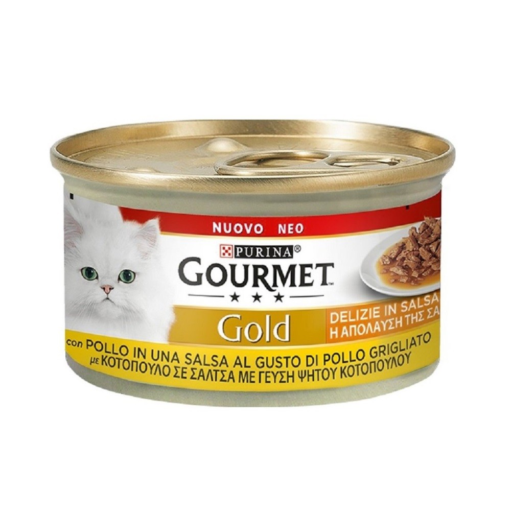 Gourmet Gold Delizie in salsa con pollo Purina 85 grammi