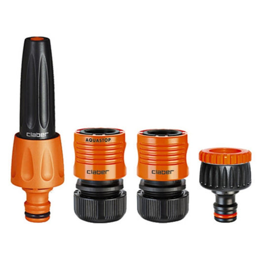 Starter Kit Lancia irrigazione 3 Raccordi Portagomma 1-2"