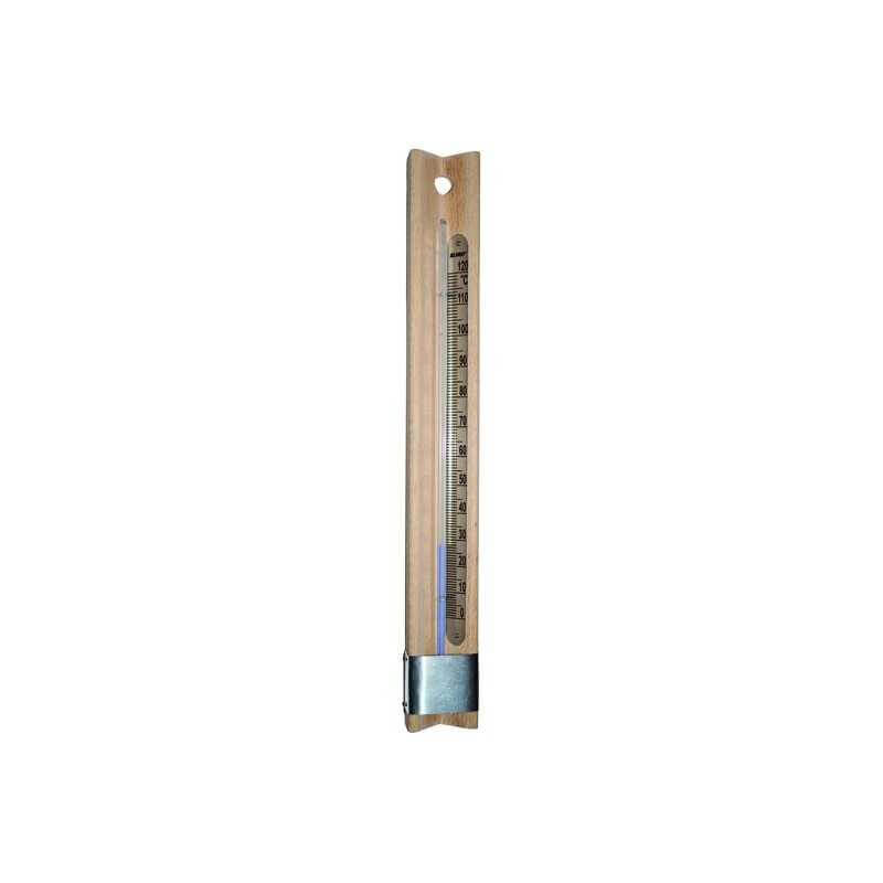 Termometro Base Legno Blinky Scala 0-120°C 40X4 Cm