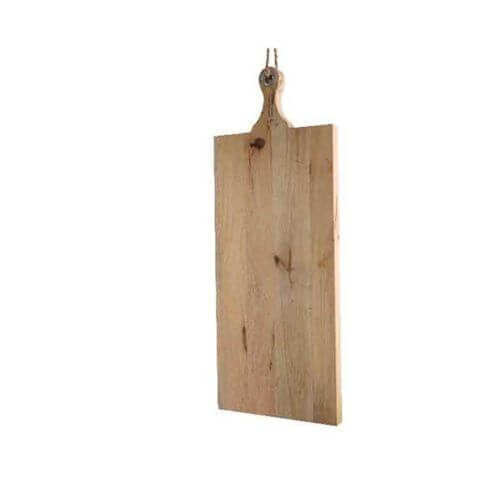 Tagliere in legno di mango naturale, dimensioni 77x29x3,5cm