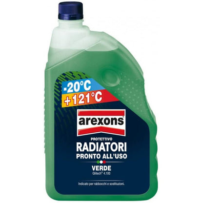 Arexons Liquido Antigelo Protettivo per Radiatori fino a -20°C/+121°C da 2 Litri