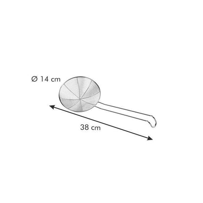 Schiumarola ragno in acciaio inox GrandChef D14 cm