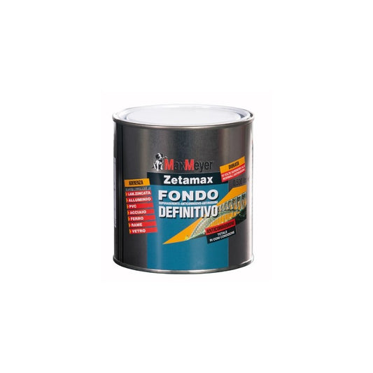 Fondo Max Meyer Definitivo Zetamax Grigio 0,5 Lt Lamiera Zincata Alluminio PVC