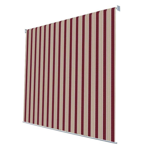 Tenda da sole Mikonos colore beige - bordeaux 2 x 2,5 metri Verdelook