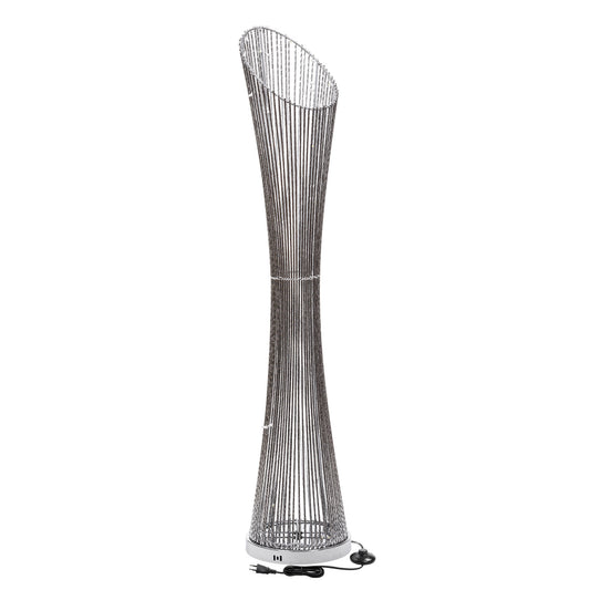 Colonna Flared ATS Silver 100 LED H140cm Luci di Natale