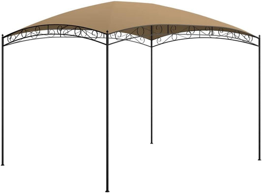 Gazebo in Acciaio Resistente con Tende da Sole per Feste all'Aperto - 3x4x2,65m