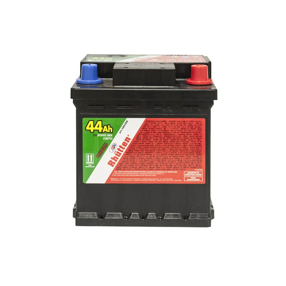 Batteria auto Rhutten 44AH 380A