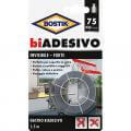 Nastro biadesivo invisibile Bostik 19mm 1,5 x 6 pz