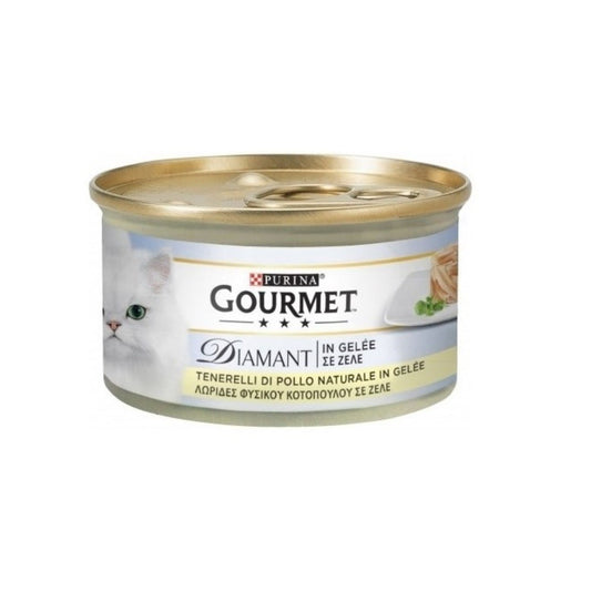 Gourmet Diamant con pollo in gelèe Purina 85 grammi