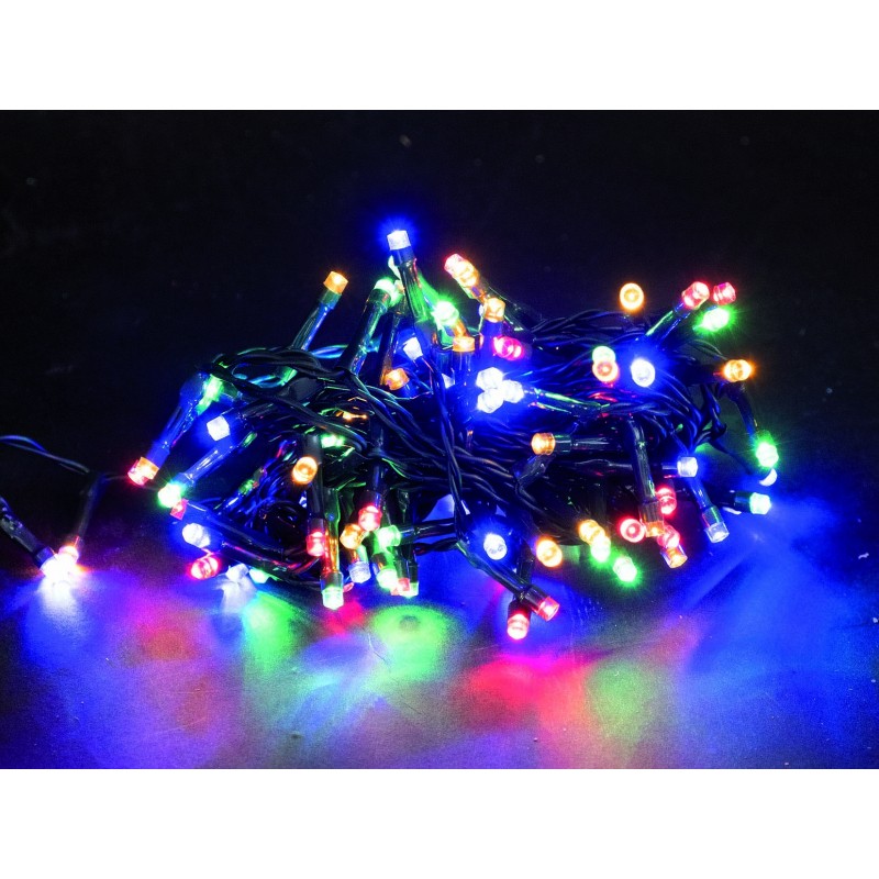 Luci 1000 LED multicolor metri 20 Luci Natale