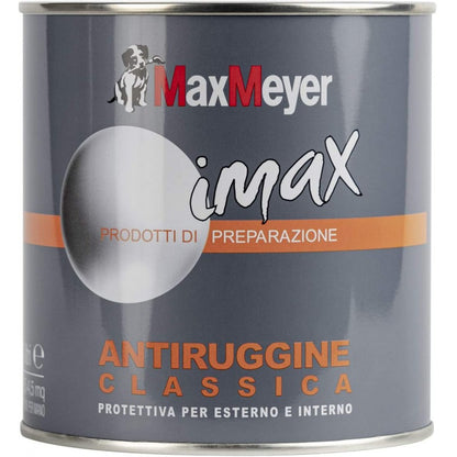 Smalto Antiruggine Grigio Classico Maxmayer 0,50L - Codice 162717C400001