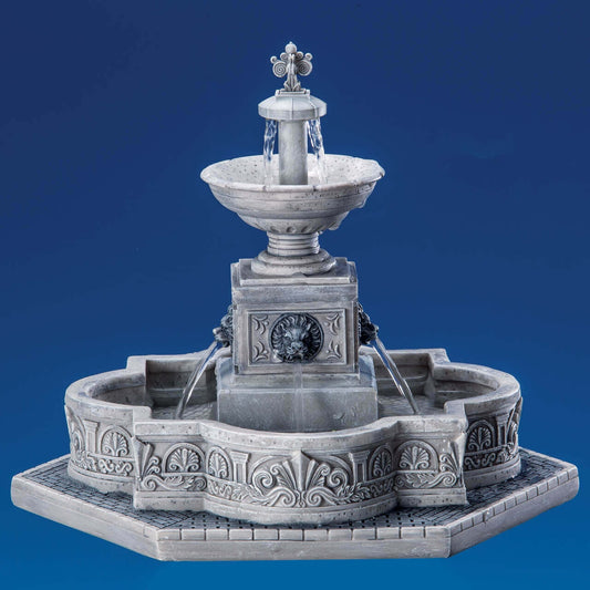 Lemax Modular Plaza-Fountain - Plaza-Fontana Modulare Gioco invernale decorazione per villaggio Natale