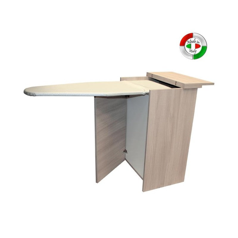 Mobile asse stiro Olmo in legno nobilitato con 3 cassetti cm 44x57xH.89