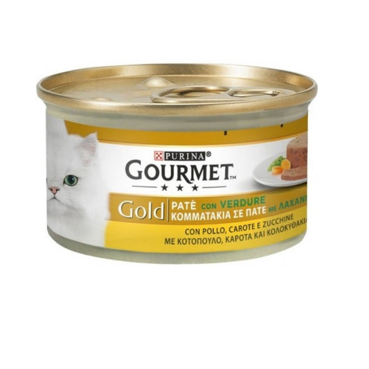 Gourmet Gold Patè pollo, carote e zucchine Purina 85 grammi