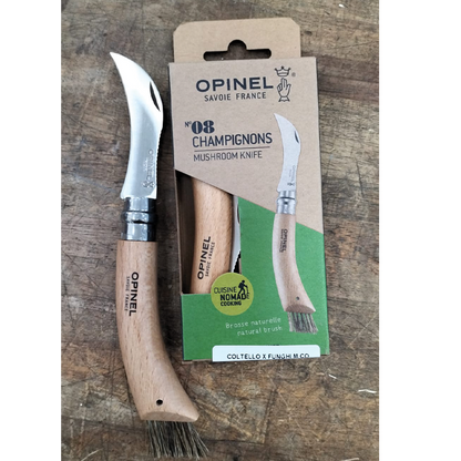 Coltello funghi con manico in legno