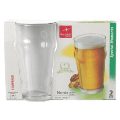 Bicchiere birra Nonix Bormioli Rocco 58 centilitri confezione 2 pezzi