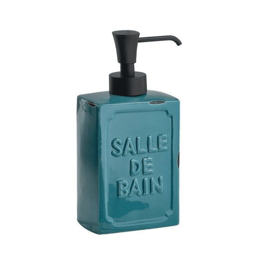 Dosatore sapone in ceramica blu Vivienne Gedy