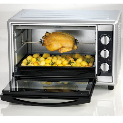 Forno elettrico 2200 watt ventilato 56 litri argento Ariete Bon cuisine 560