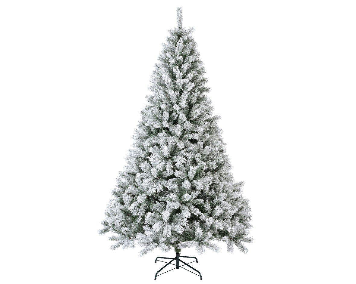 Albero di Natale ghiacciato Abete canadese H 210 Ø 140 cm