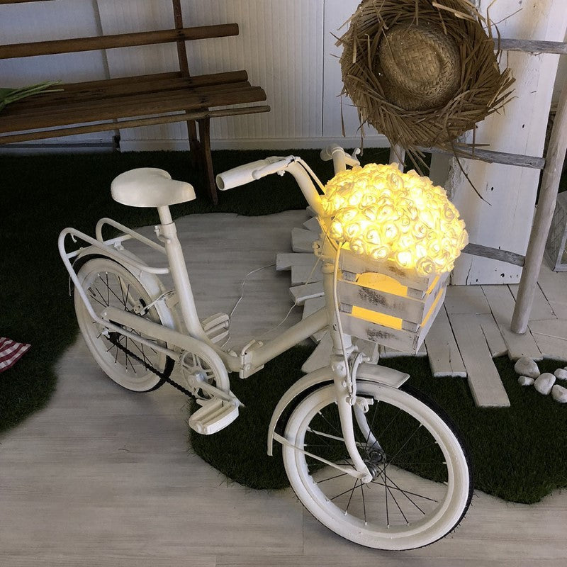 Bouquet Rose RBF Bianche 120 LED 4m + Ø30cm