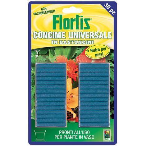 Flortis Concime Universale Bastoncini Blu 40Gr Per Piante E Fiori In Vaso