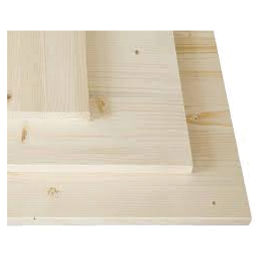 Pannello tavola in legno di abete lamellare spessore 28 mm (80x30 cm)