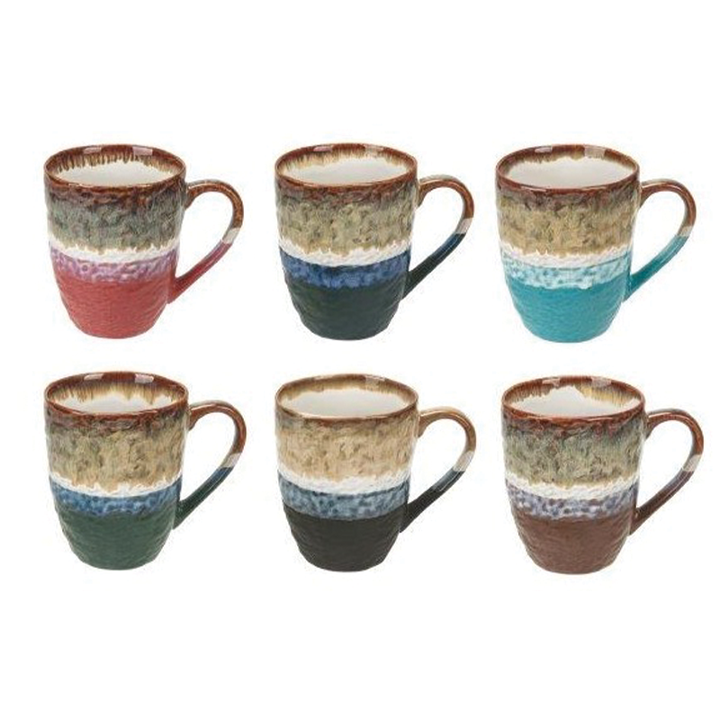 Tazzine da caffè mug 369 cl colori assortiti