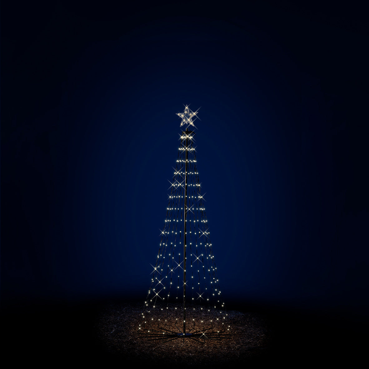 Alberi da esterno con luci danzanti 3D H 180 Ø 80 cm