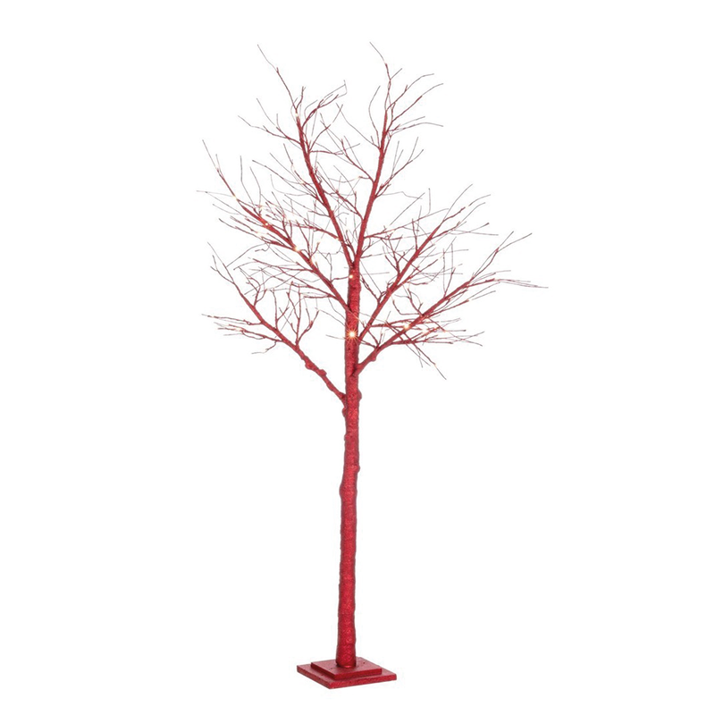 Albero Natale Timber rosso H160 x Ø50 cm