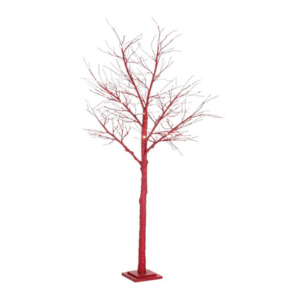 Albero Natale Timber rosso H160 x Ø50 cm