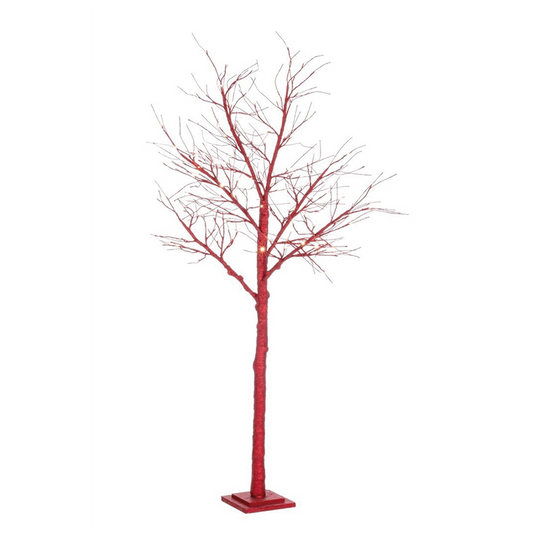 Albero Natale Timber rosso H160 x Ø50 cm