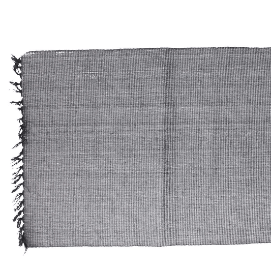 Tovaglietta rettangolare 35x50 cm in cotone riciclato grigio Linea Basic