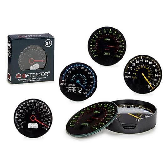 Sottobicchieri Speedometer (4 Pezzi)