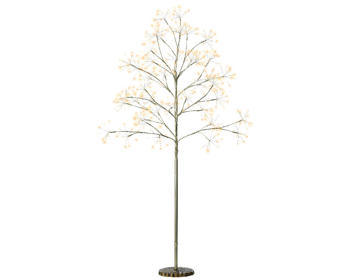 Albero micro led oro/bianco 60x150 cm