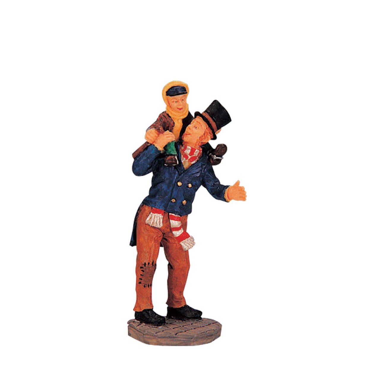 Statuina Lemax Bob Cratchit E Tiny Tim - Decorazione invernale per villaggio Natale (7,2 x 3,5 x 2,6 cm)